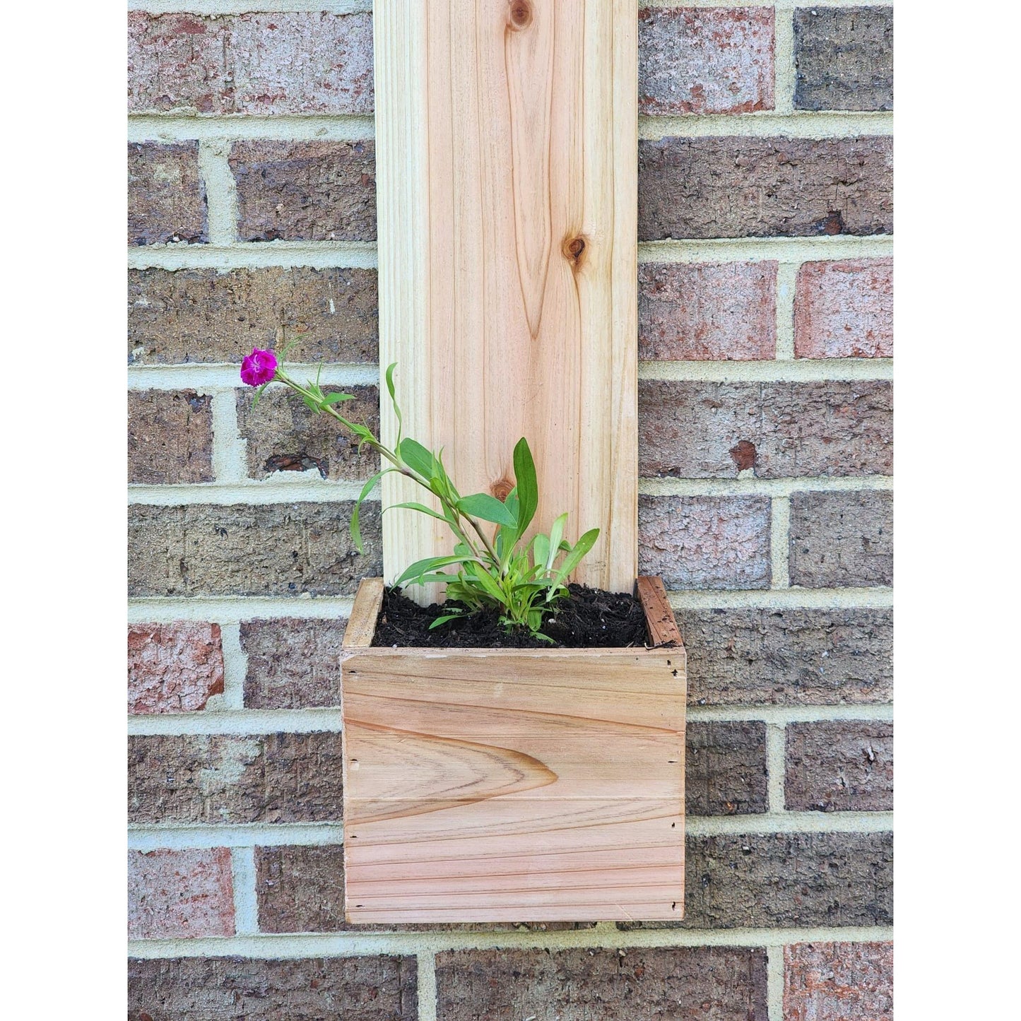 Custom Wood Planter Box | Rustic Welcome Door Hanger | Handmade Porch Decor | Housewarming Gift | Personalized House Number Sign