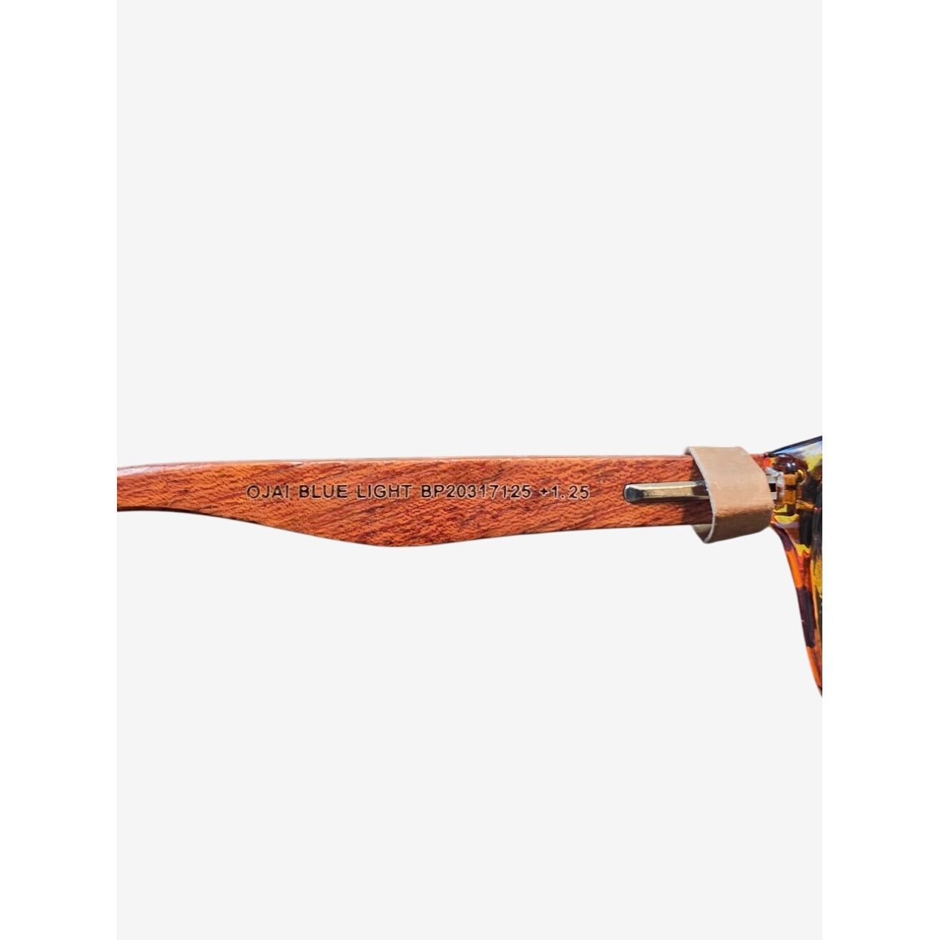 Blue Planet +1.25 Tortoise Shell & Wood Frame Eyeglasses - Lightweight Eco-Friendly Design