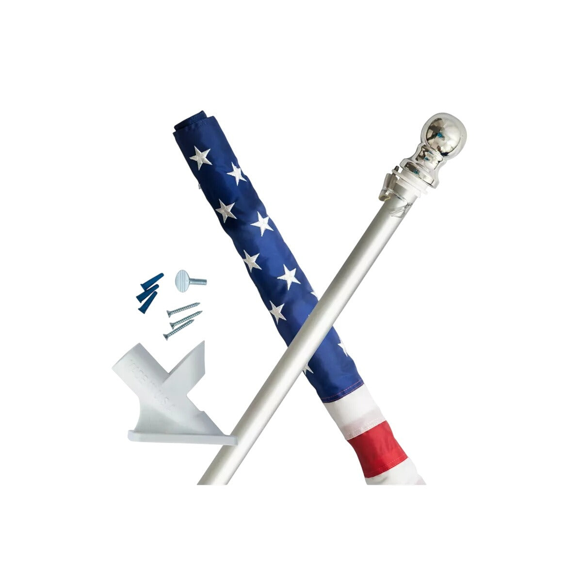 Valley Forge American Flag Kit With Pole Mount & Screws