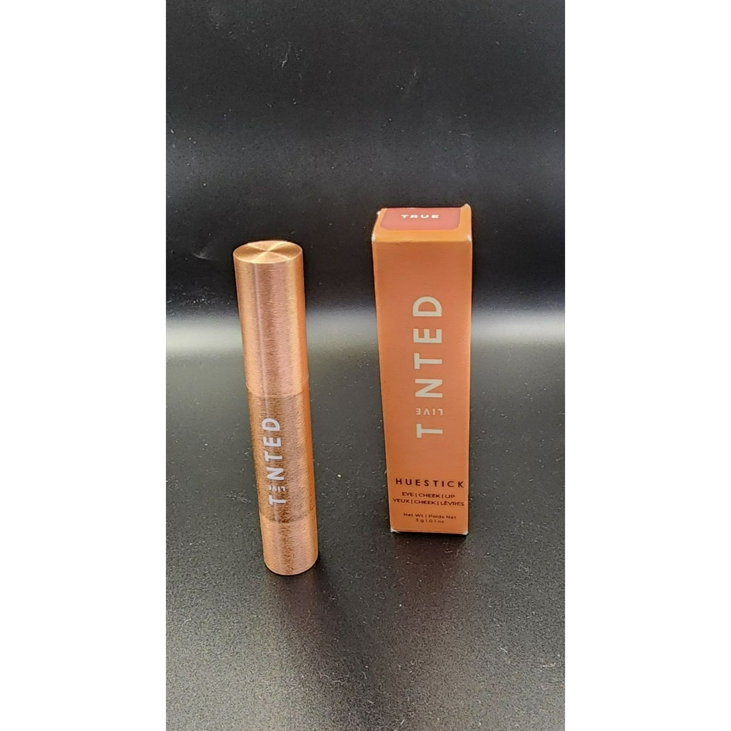 Live Tinted Huestick Multistick True Shade Eye/Lip/Cheek Color Vegan & Cruelty-Free Copper Tube