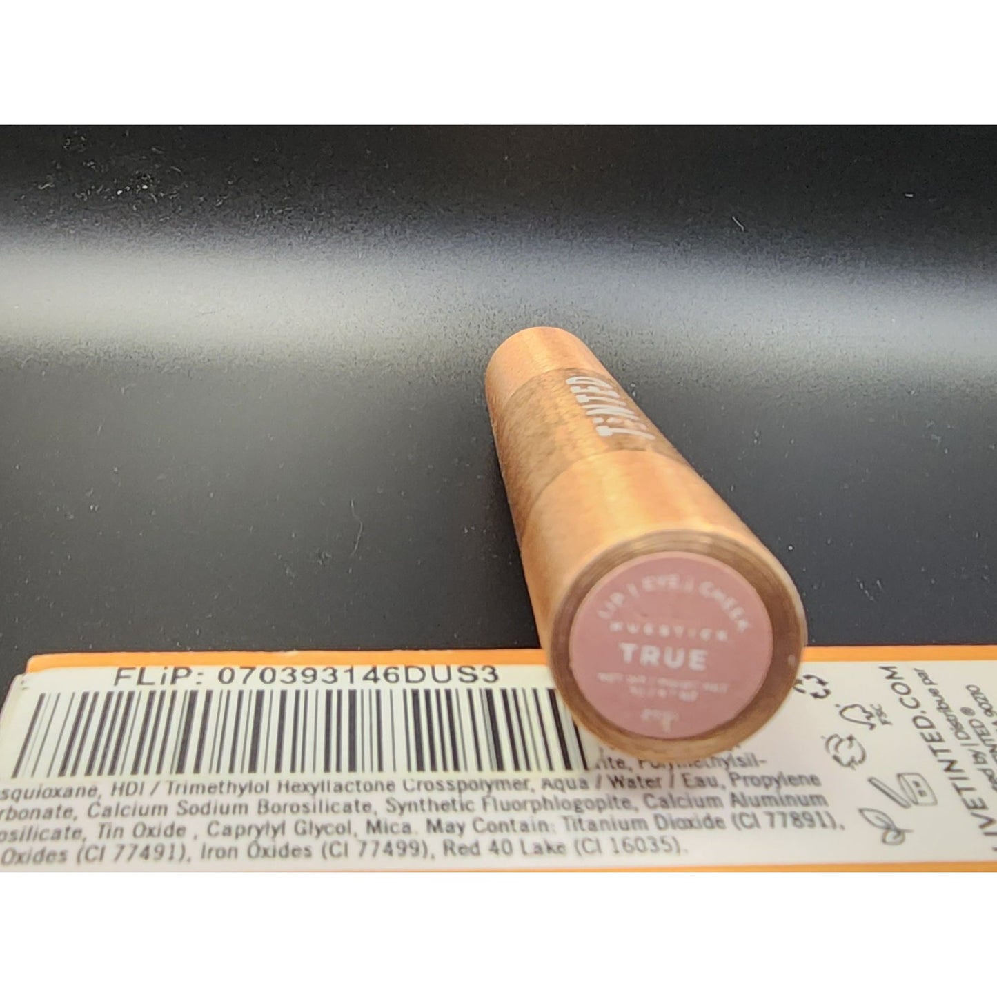 Live Tinted Huestick Multistick True Shade Eye/Lip/Cheek Color Vegan & Cruelty-Free Copper Tube