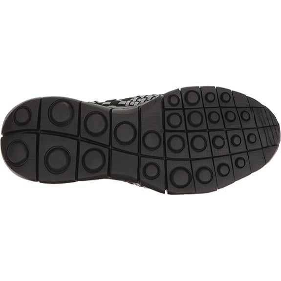 Bernie Mev Victor Mens Walking Shoe Black Reflective