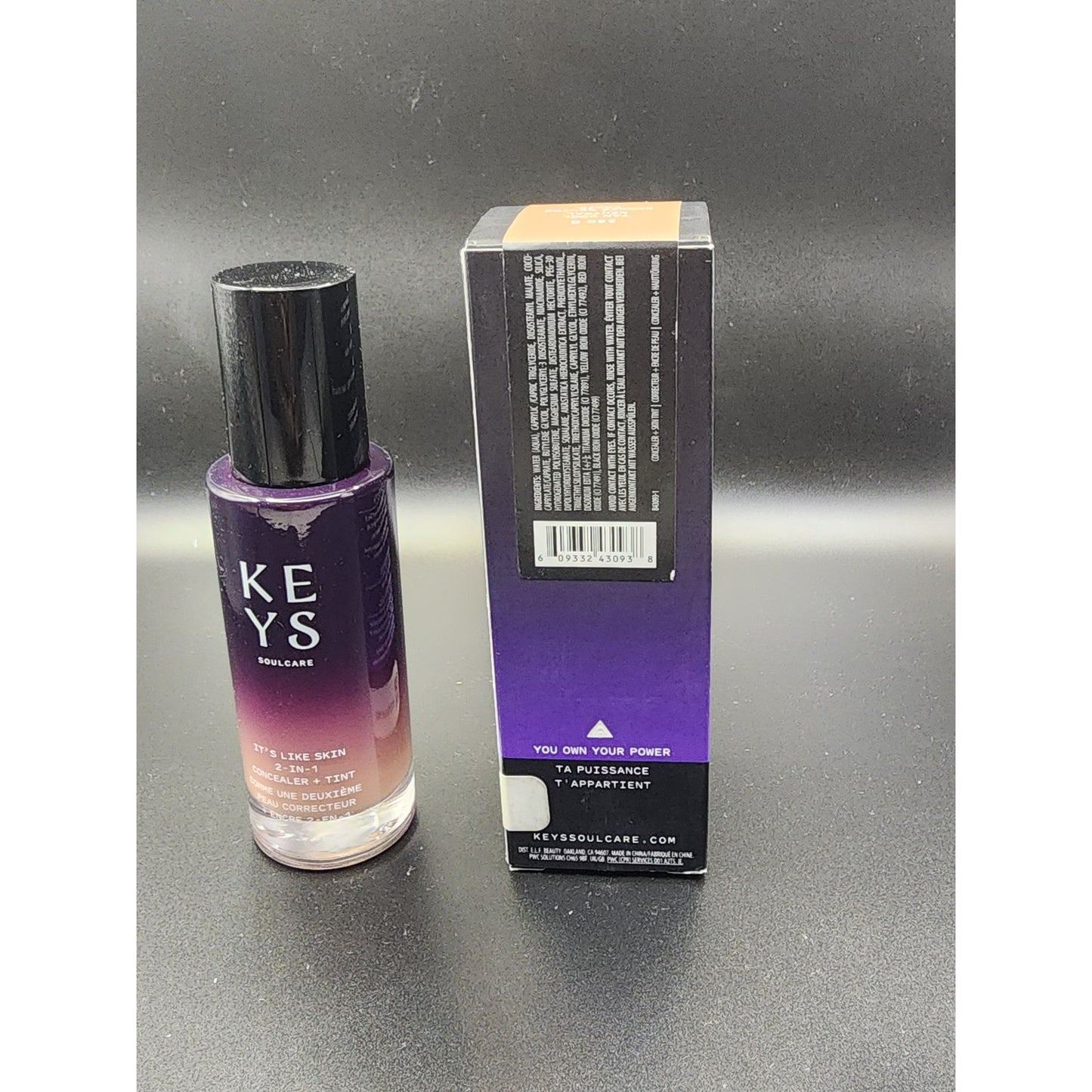 KEYS SOULCARE It's Like Skin 2 in 1 Concealer + Tint 380-C