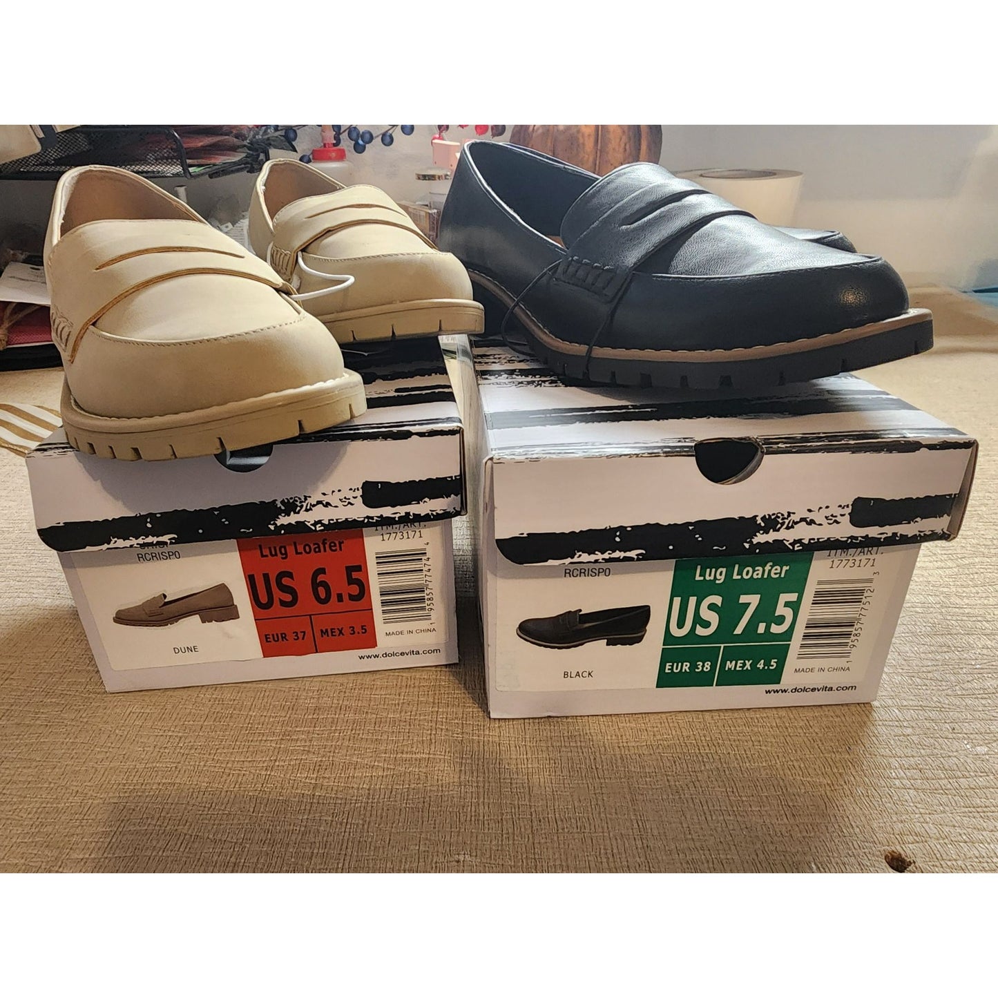 DV Dolce Vita Women's Lug Loafers 7.5