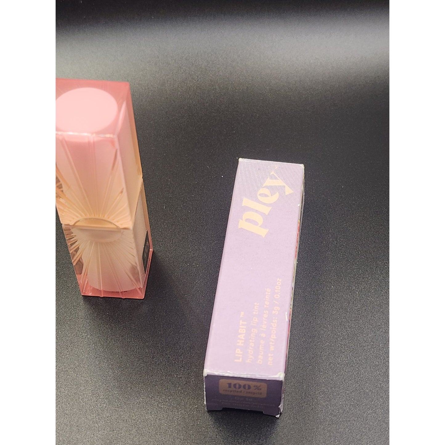 PLEY BEAUTY Lip Habit Hydrating Lip Tint – Notorious F.I.G. |Clean & Cruelty-Free