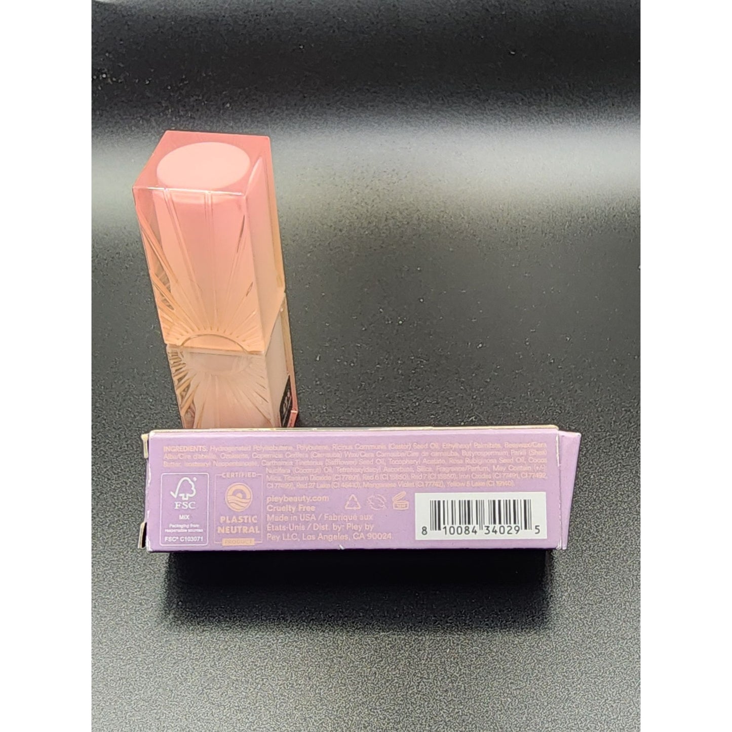 PLEY BEAUTY Lip Habit Hydrating Lip Tint – Notorious F.I.G. |Clean & Cruelty-Free