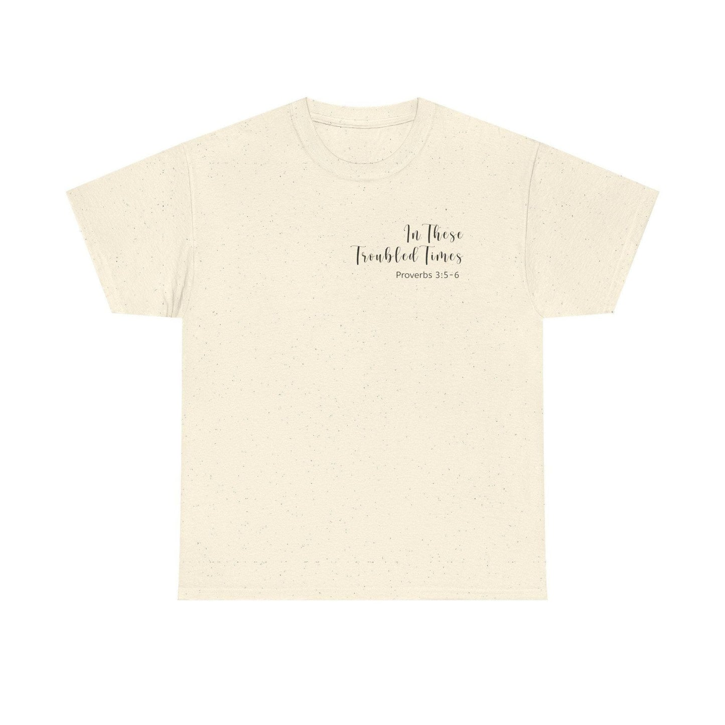 In Troubled Times Trust In the Lord WOMENS T-Shirt, Inspirational Gift,