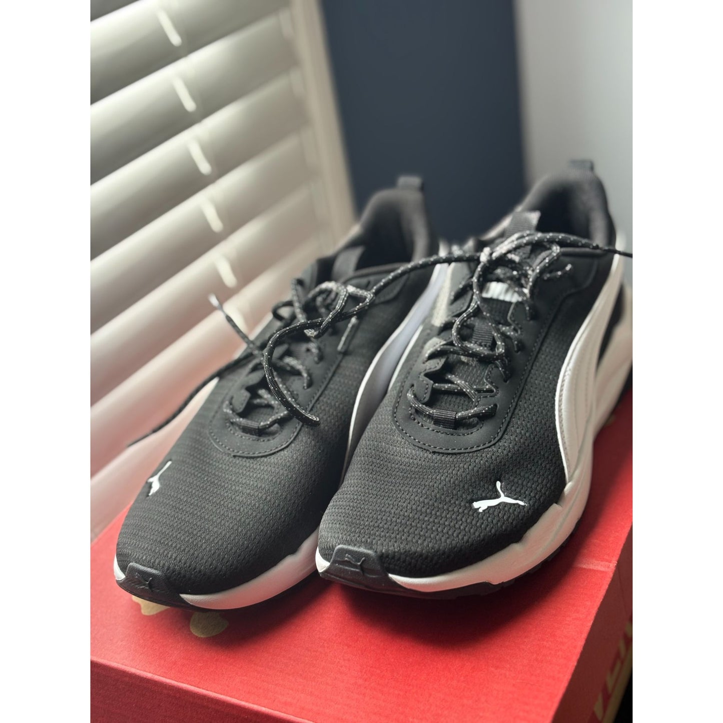 Puma Zip C mens shoes Black ace-Up Casual Athletic