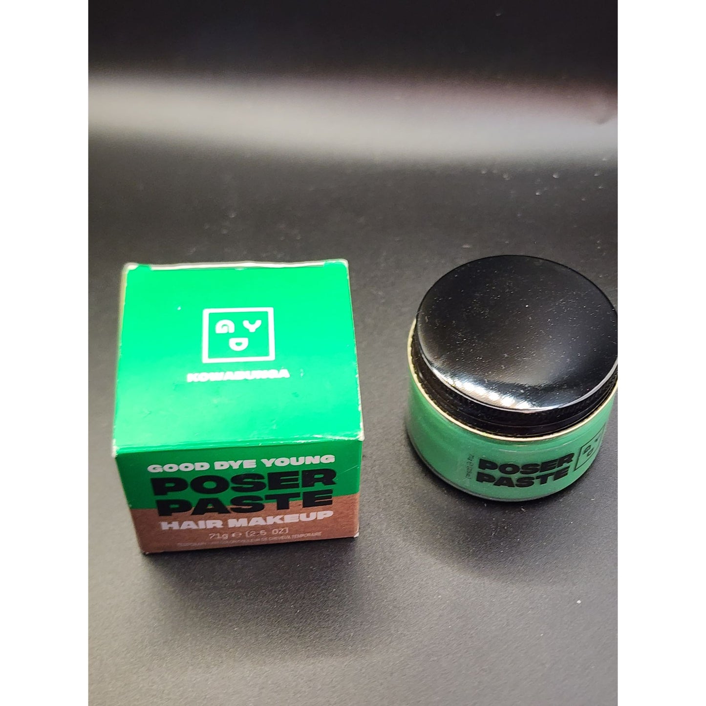 Good Dye Young Poser Kowabunga green Temporary Hair Color Wax Washable, Bold.