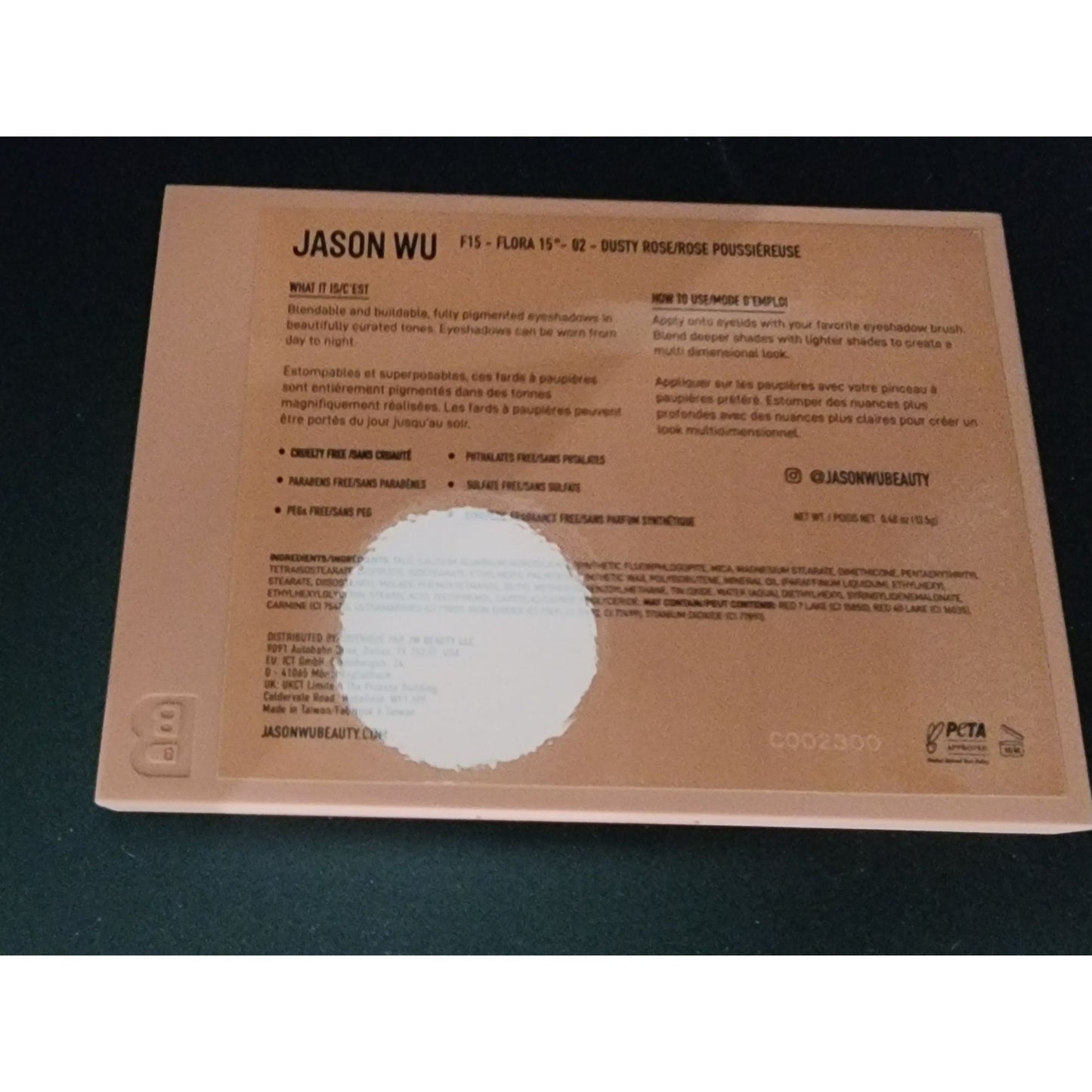 Jason Wu FLORA 15 - 02 Dusty Rose Eyeshadow