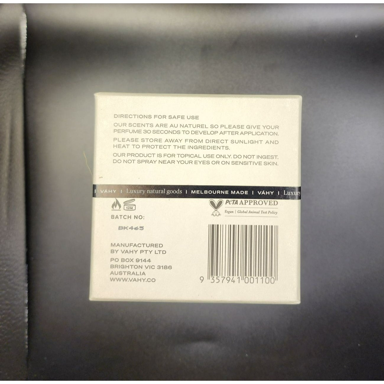 Vahy Neon Neroli Luxury Perfume 50ml Bergamot Orange Flowers