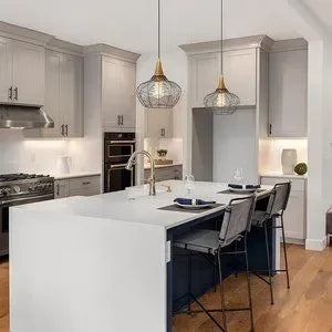 Modern 7inch Mini Farmhouse Metal Cage Gold Pendant 1-Lighting Black Wire Kitchen