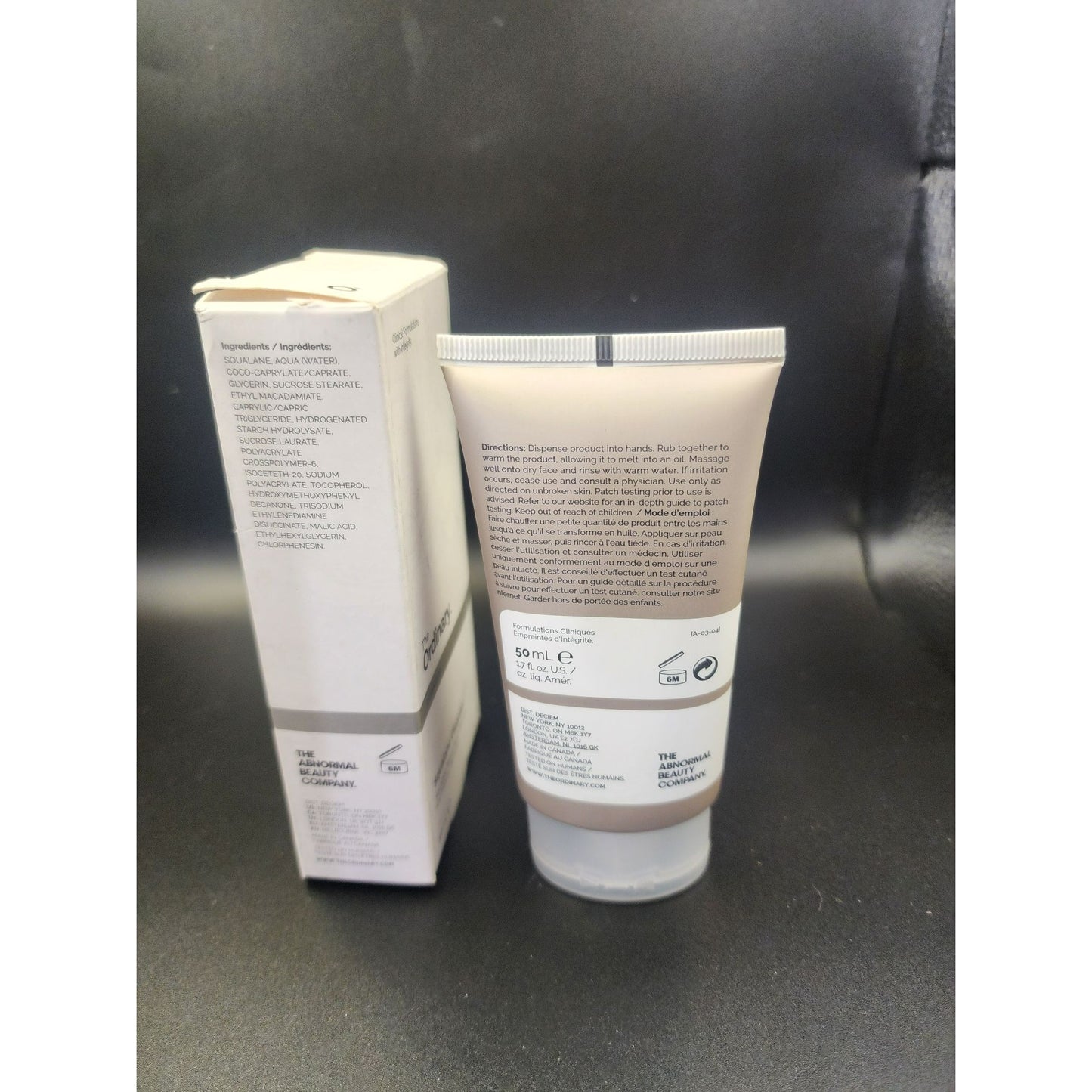 The Ordinary Squalane Cleanser | Gentle Hydrating Balm-to-Oil Face Wash