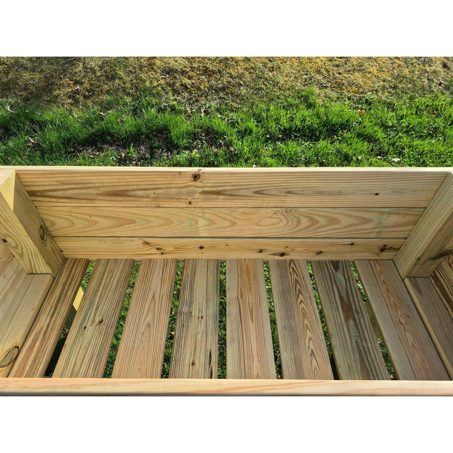 Handcrafted Cedar wood Raised Garden Bed | Elevated Garden Bed for Vegetables Herbs & Flowers | Outdoor Rustic Wood Planter