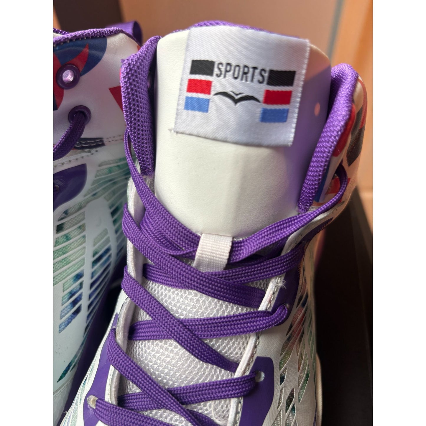 High Top Basketball Mens Size 10.5 Multi-Colored Sneakers Sports Shoes