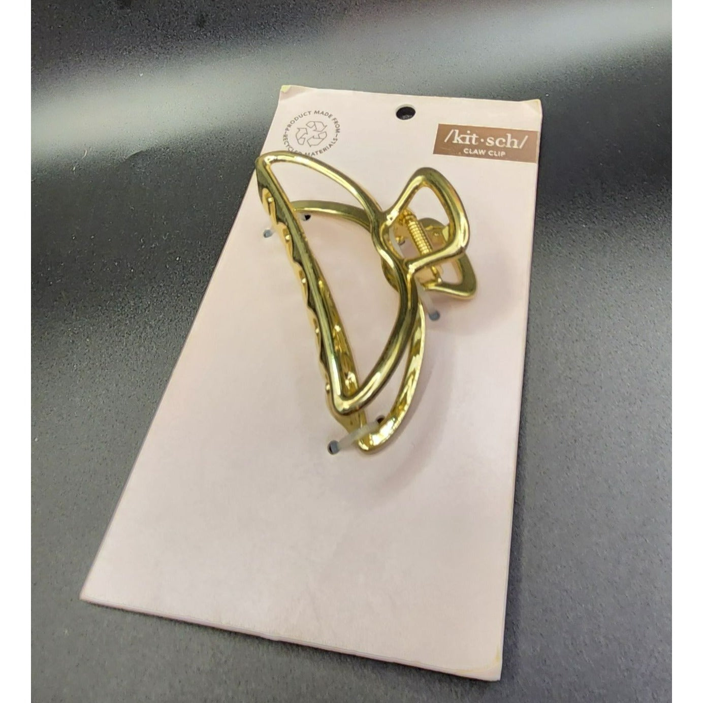 Kitsch Gold Metal Claw Hair Clip