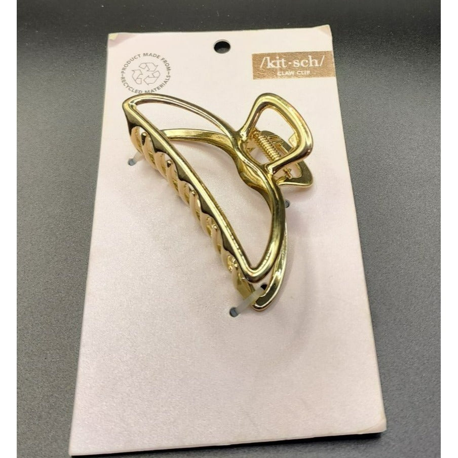 Kitsch Gold Metal Claw Hair Clip