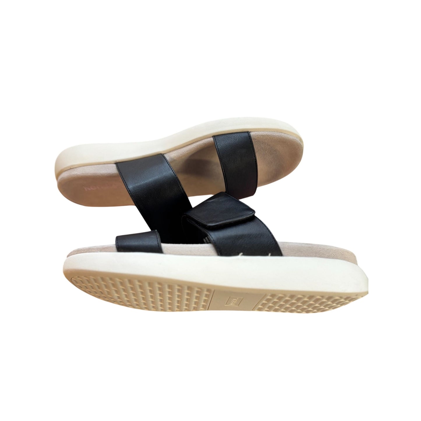 Kensie Jipsy Ladies Black Slide Sandals With Cushioned Footbed & Non-Slip Sz 11