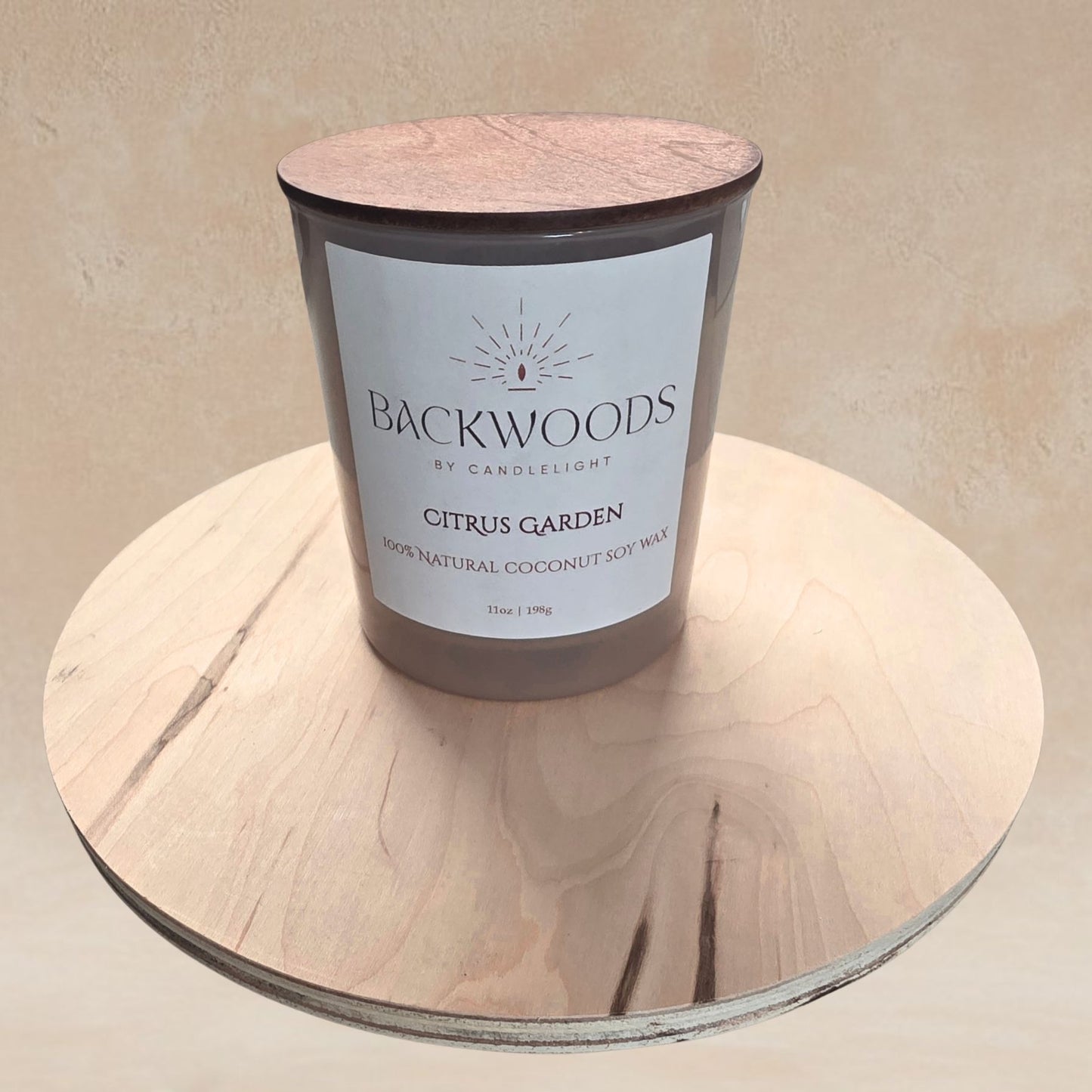 Backwoods By Candlelight Citrus Garden Candle | Luxury Citrus Home Fragrance