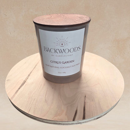 Backwoods By Candlelight Citrus Garden Candle | Luxury Citrus Home Fragrance