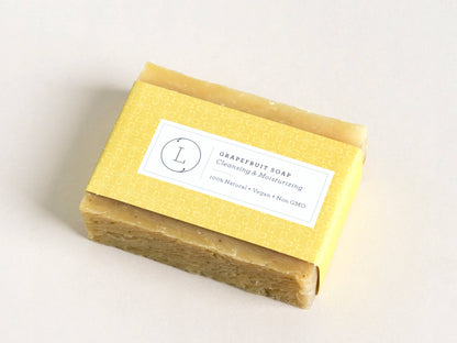 Energizing Grapefruit Infused Soap Bars (Handmade)
