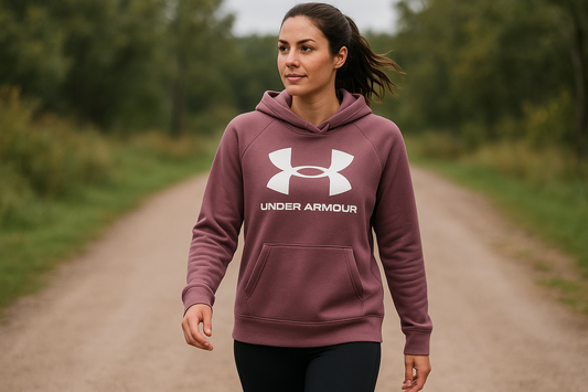 Under Armour Womens Rival Fleece Big Logo Hoodie SIZE XS