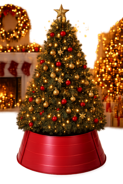 Glitzhome Metal Tree Collar Tree Base Cover 22 inches