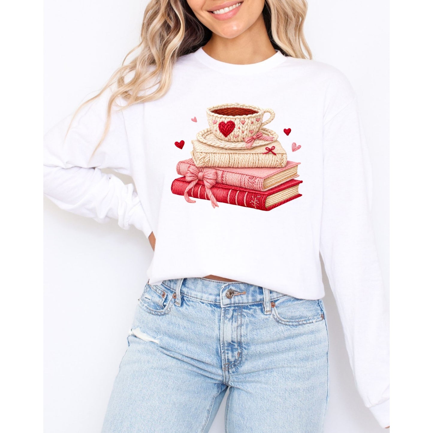 Cozy Book Lover Graphic Reading Aesthetic SweatShirt