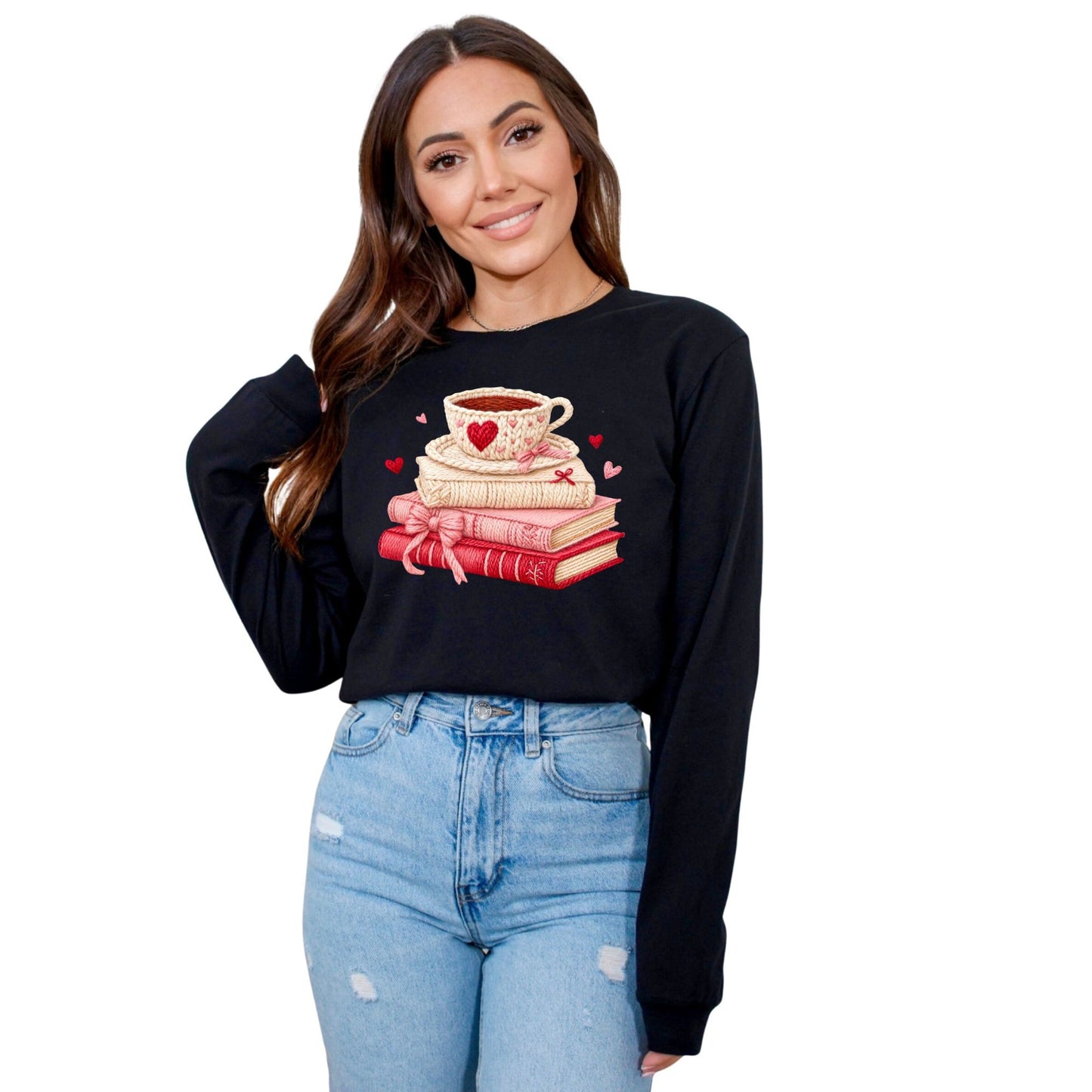 Cozy Book Lover Graphic Reading Aesthetic SweatShirt