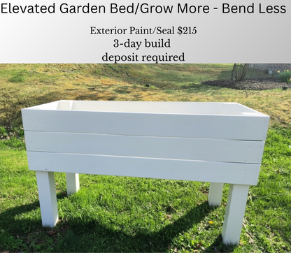 🌿 Handcrafted Raised Garden Bed | Elevated Planter Box for Flowers, Herbs & Veggies 🌼