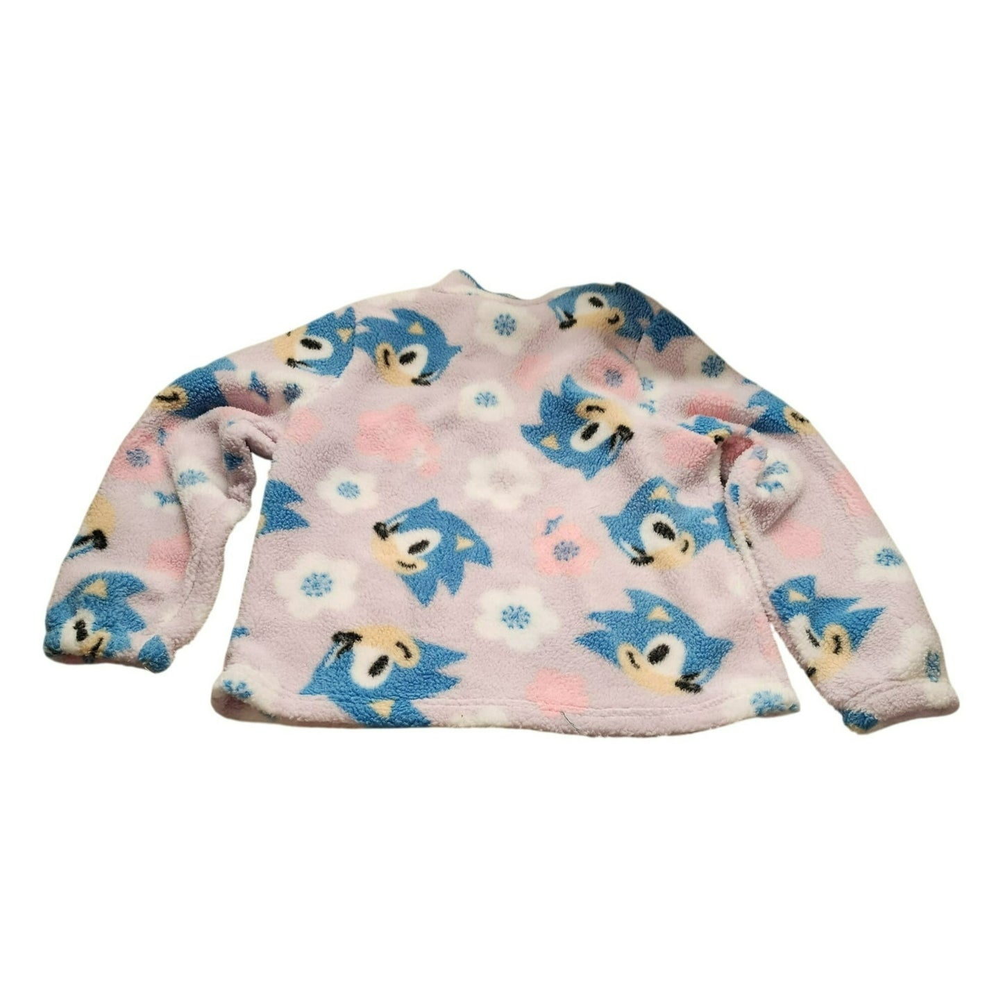 Sonic The Hedgehog Kids Jacket XL Pink Blue Floral Cartoon Print