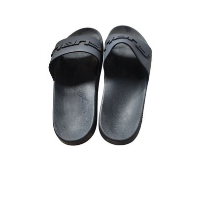 Fubu Black Slide Sandals For Men SIZE 12