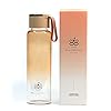 Eco-Friendly Borosilicate Double Walled kitchen Glass Water Bottles, 14 oz