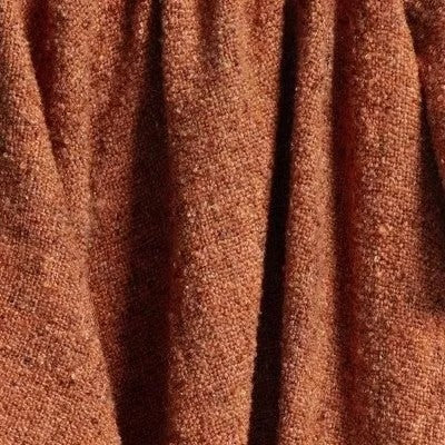 Threshold 60x50" Marled Boucle Textured Wool Cozy Throw Blanket