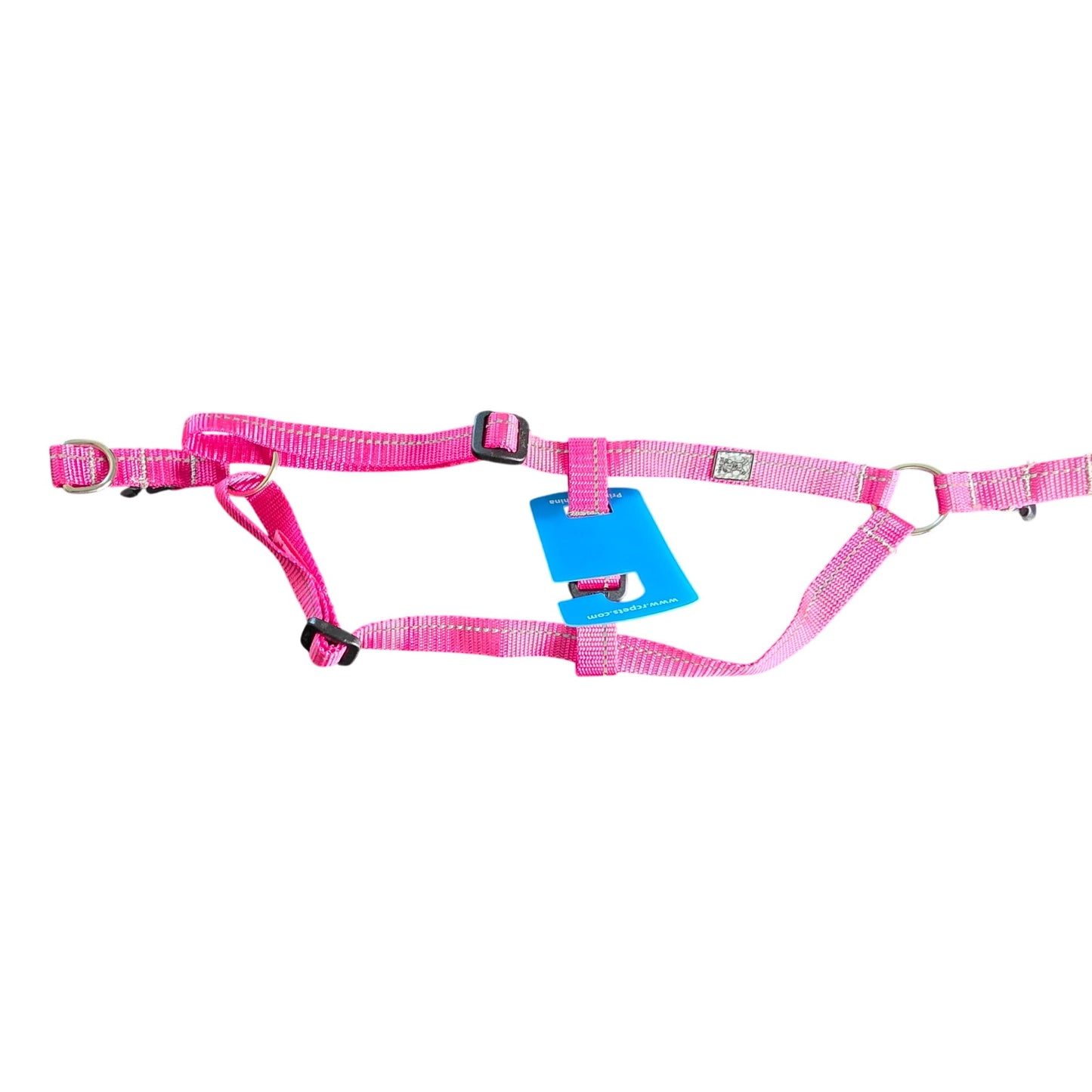Reflective Pink Adjustable Dog Harness For Small Breeds