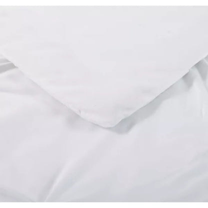Truly Soft Everyday King Pleated Duvet Cover Set White: OEKO-TEX Certified, Polyester, 3pc