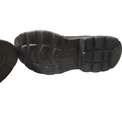 Alexander McQueen Tread Logo Sock mens shoes Black SIZE40
