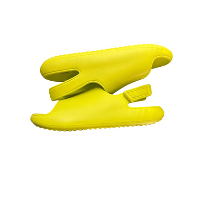 32 Degrees Cool Youth Cushion Slides Yellow Open Toe Walking  - 13-1 Medium