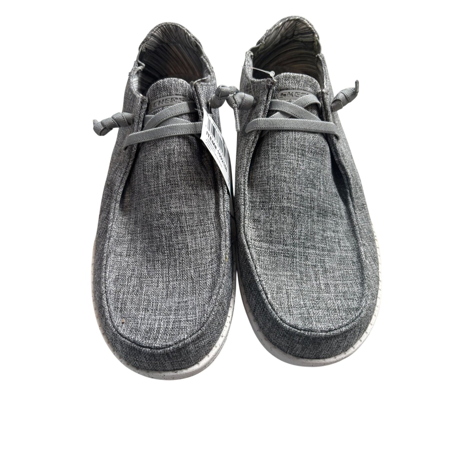 Skechers Mens Go Walk Evolution Ultra Impeccable Slip-On Shoes Gray Fabric Lightweight & Breathable Casual Footwear