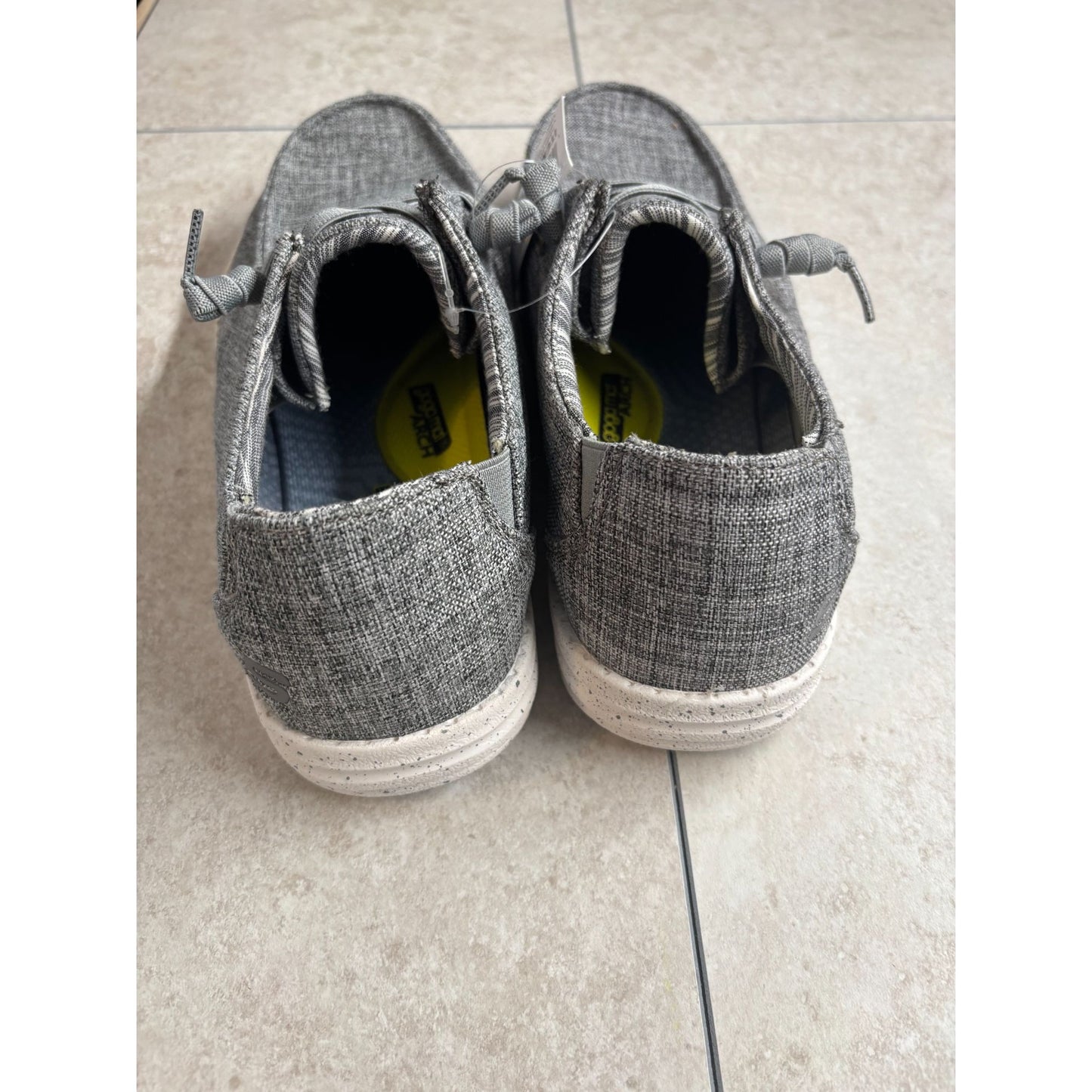 Skechers Mens Go Walk Evolution Ultra Impeccable Slip-On Shoes Gray Fabric Lightweight & Breathable Casual Footwear