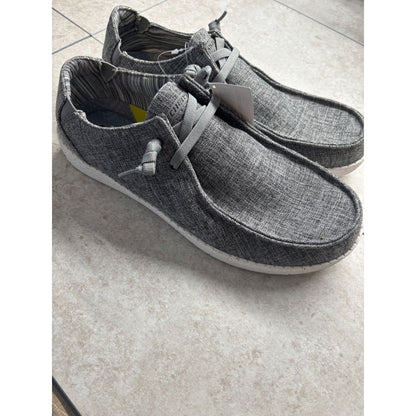 Skechers Mens Go Walk Evolution Ultra Impeccable Slip-On Shoes Gray Fabric Lightweight & Breathable Casual Footwear
