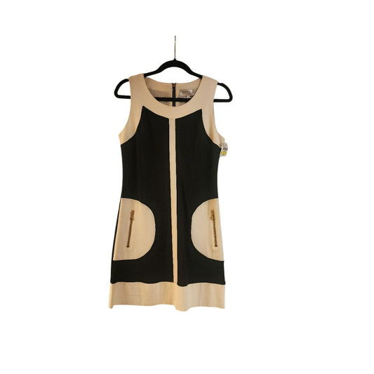 Patrizia Luca Milano Womens Colorblock Sleeveless Dress M