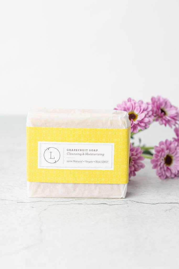 Energizing Grapefruit Infused Soap Bars (Handmade)