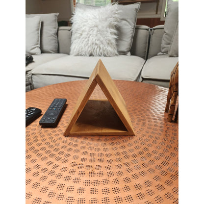 Nightstand book place holder handmade woodwork personalization