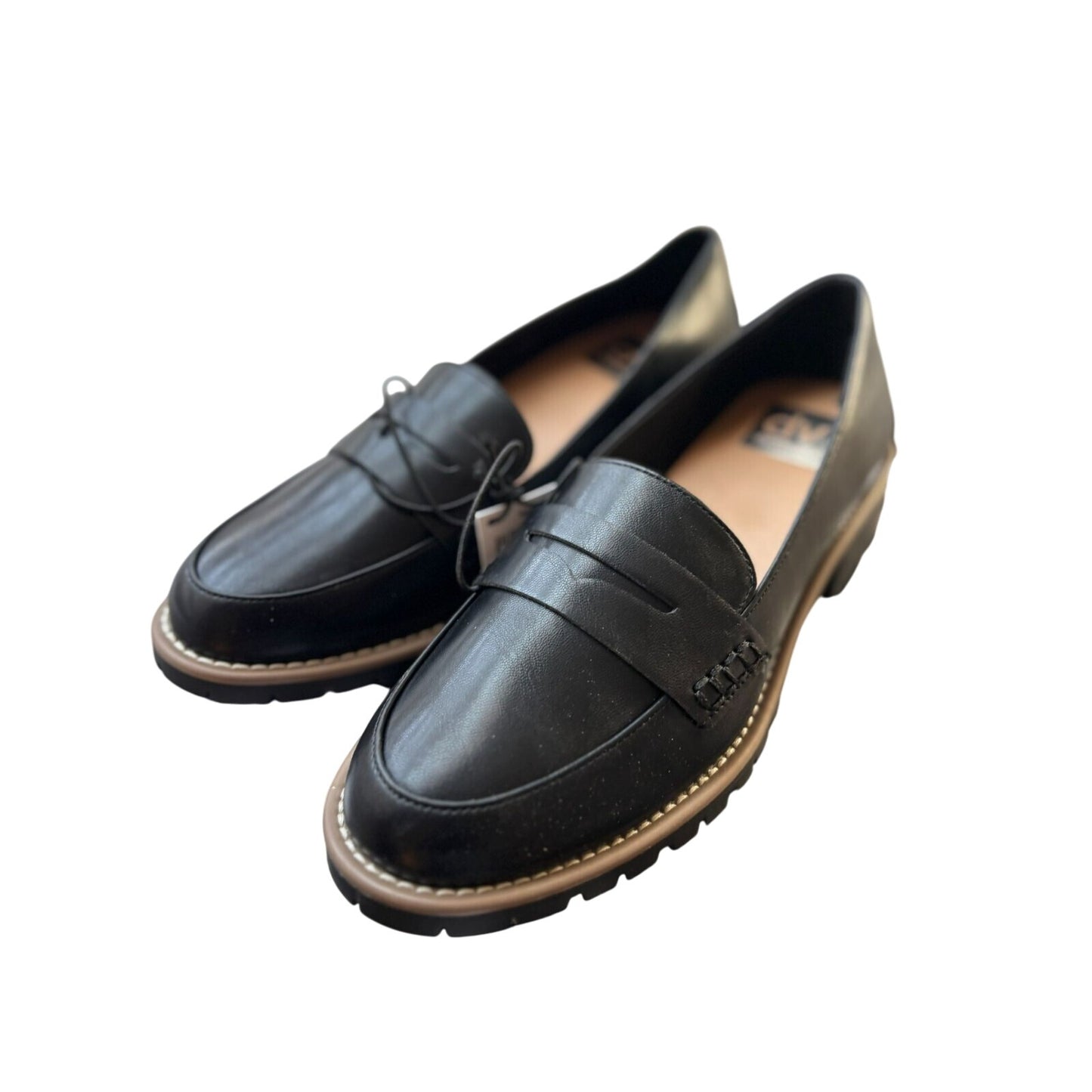 DV by Dolce Vita Lug Loafers Slip-On Black