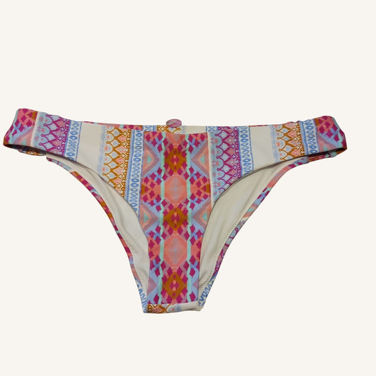 Raisins Cheeky Fit Multicolor Bikini Top With Tribal Print - Size M