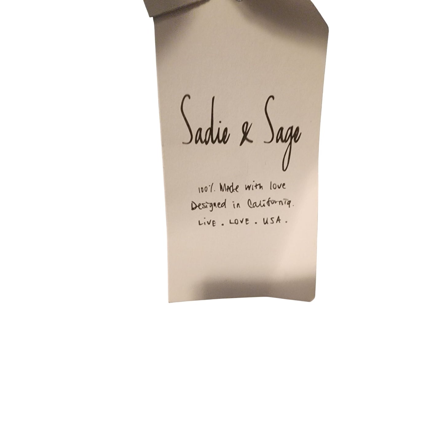 Sadie & Sage Womens Strapless Ruffle Top Cloud Blue Smocked Medium
