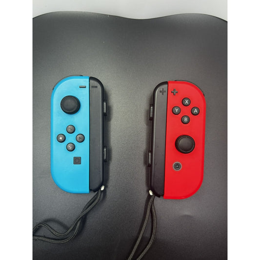 Nintendo Switch Joy-Con Controllers (Red/Blue) + HAC-011 Grip – For Parts, Untested