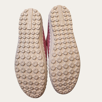 Bernie Mev TW09 Pink Women's Laser Cut Mandala Floral Slip On Flats NIB
