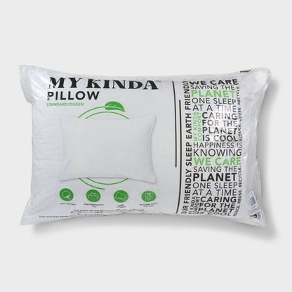 My Kinda Standard Home Machine Washable Firm Pillow